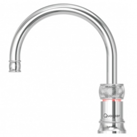 QUOOKER, CLASSIC NORDIC ROUND, BOILING WATER ONLY KITCHEN TAP WITH 3L TANK CHROME ( EXCL MIXER TAP )